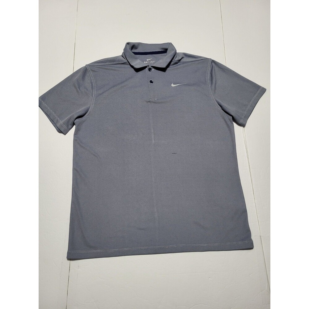 (#L6) Nike Dri-FIT Short Sleeve Size Men's Medium Gray